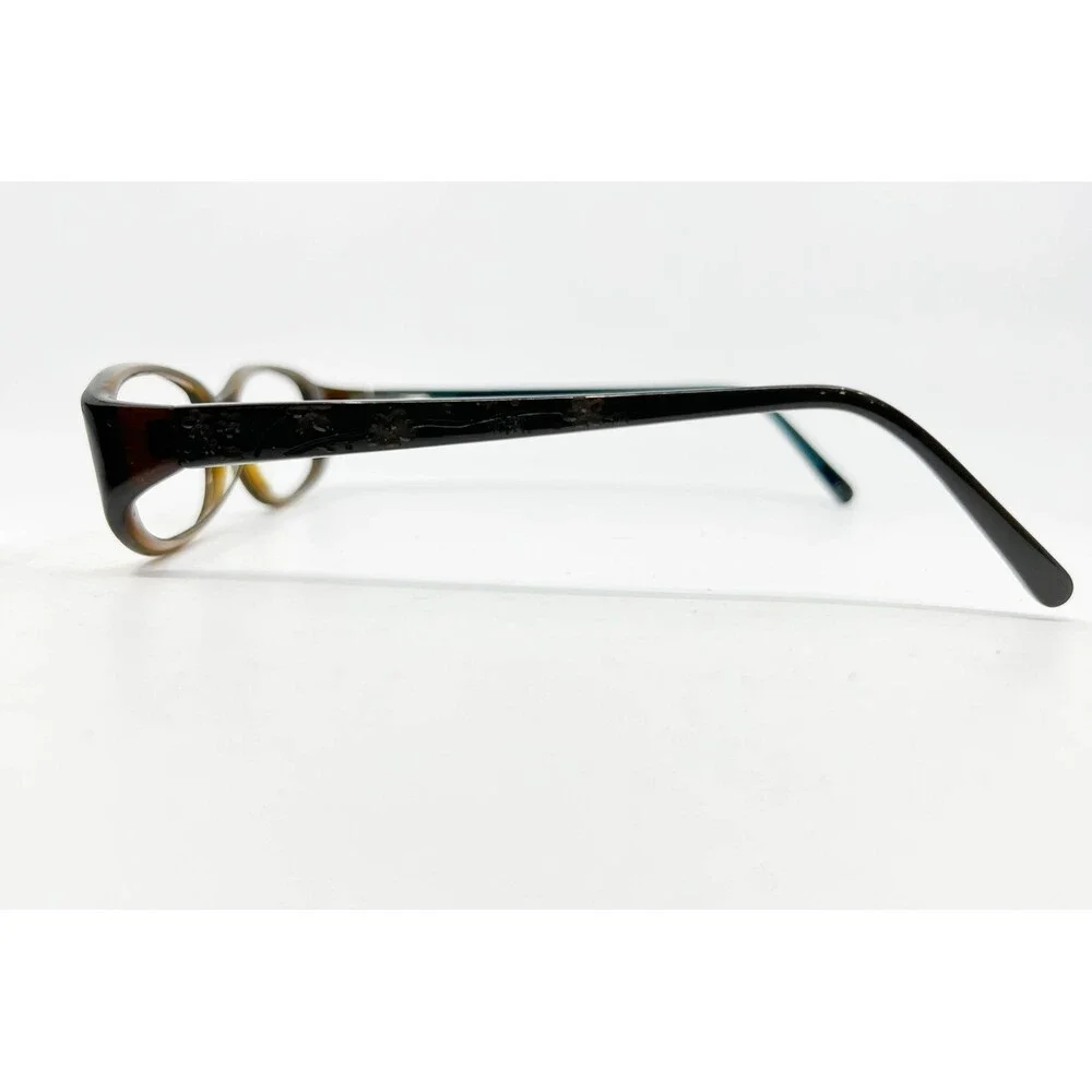 Laura Ashley Lotus Eyeglass Frames Womens Brown Truffle Floral 53-15-135 40774